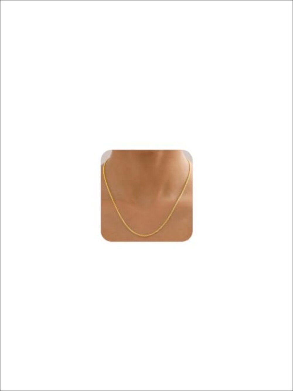 18K Gold Plated 925 Sterling Silver Rope Chain Necklace 2mm
